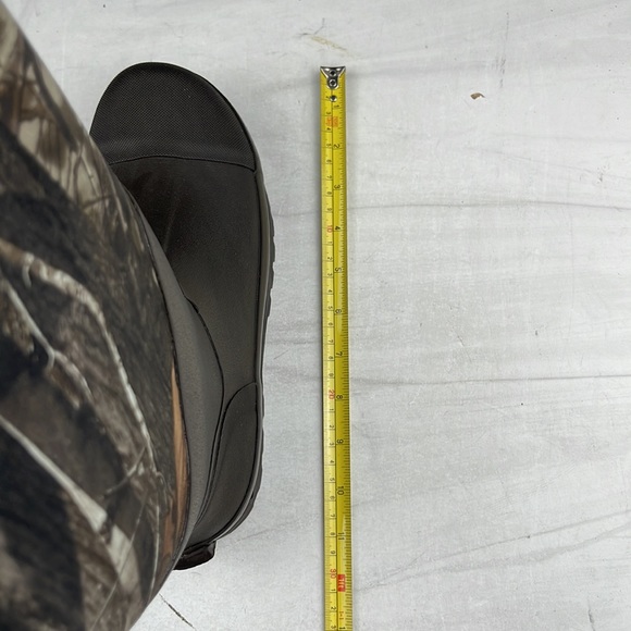 Hisea Men’s Waterproof Rubber Boots Black/Camo sz 6 - Picture 8 of 11